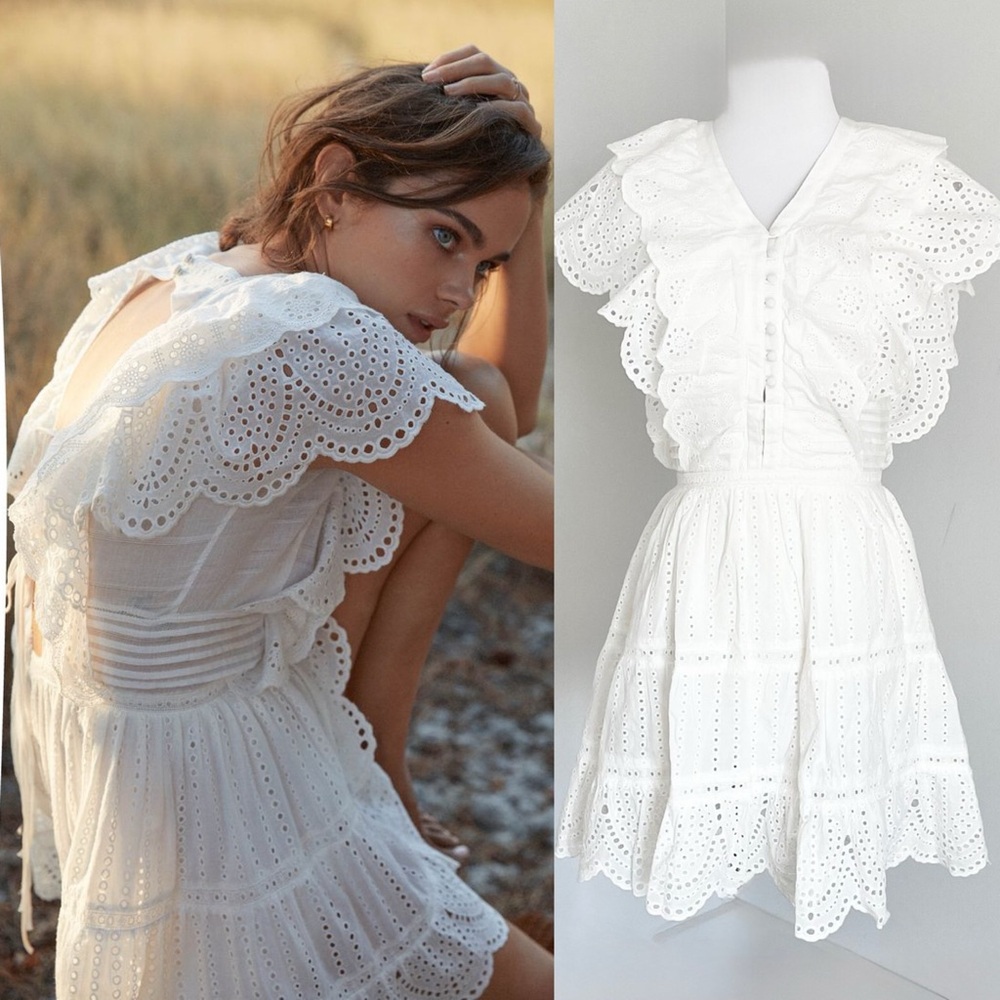 SIR THE LABEL Leina Backless Mini Dress